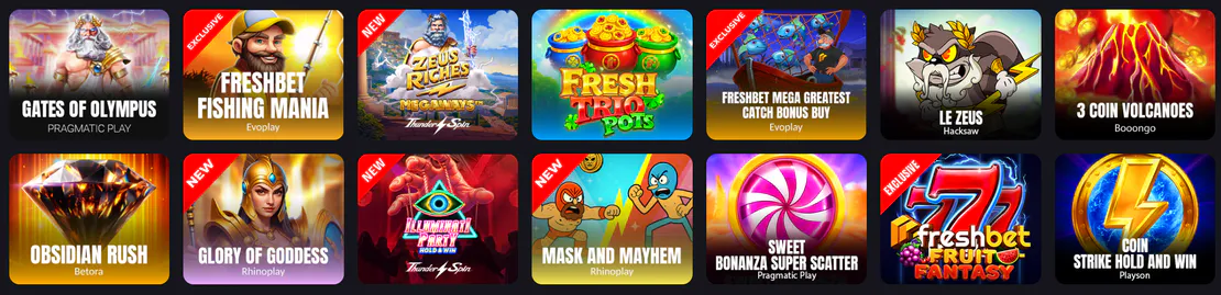 Games and Software Providers